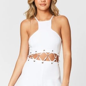 Millau racerback romper cage torso